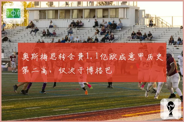 奥斯梅恩转会费1.1亿欧成意甲历史第二高，仅次于博格巴